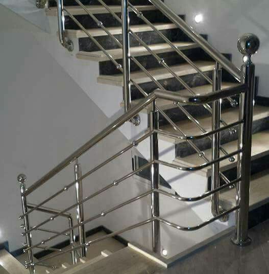 cầu thang inox mẫu 06
