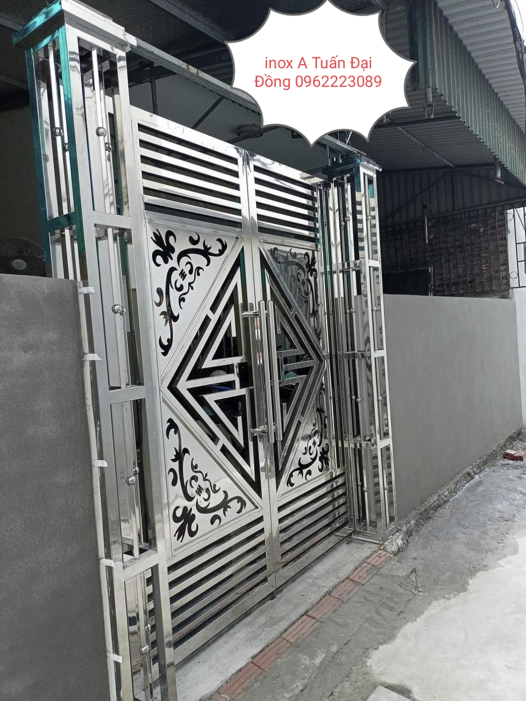 thiết kế cửa cổng inox 304 ⋆ Chuyên làm inox Nghệ An Hà Tĩnh